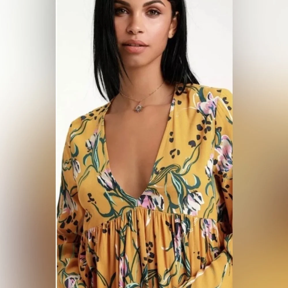 Bella Floral Tunic — Free People – Size XS